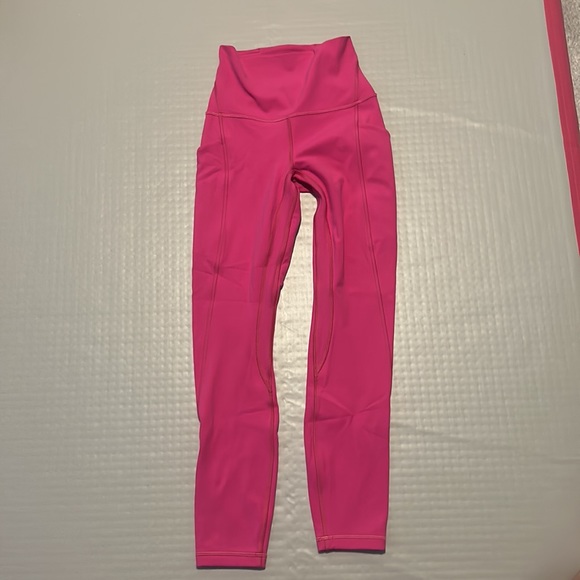 Lululemon Align leggings 28" in Sonic Pink Size 2 - Picture 2 of 5